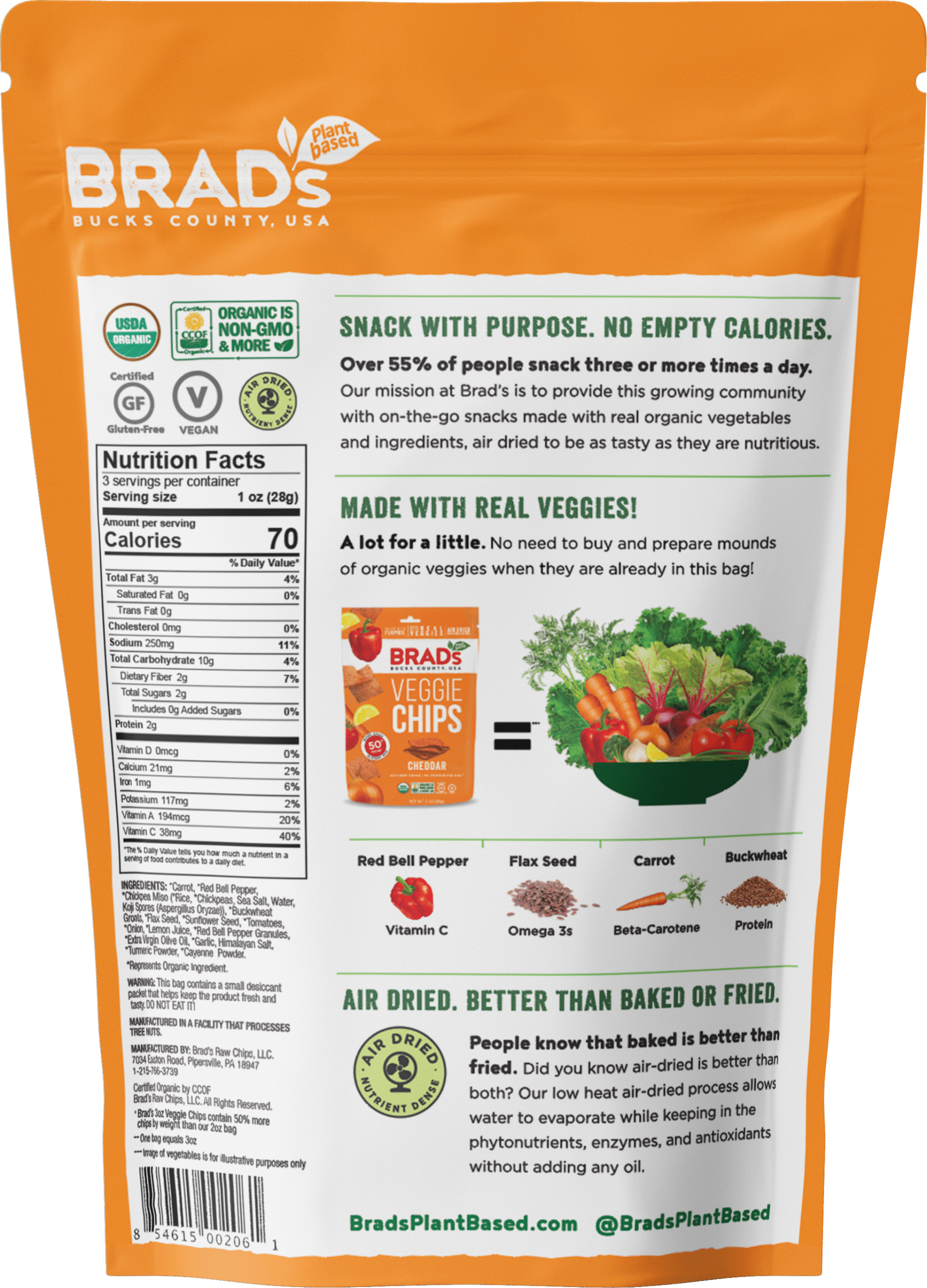 Veggie Chips: Cheddar Veggie Chips: Cheddar