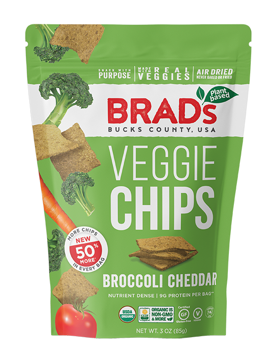 Veggie Chips: Broccoli Cheddar