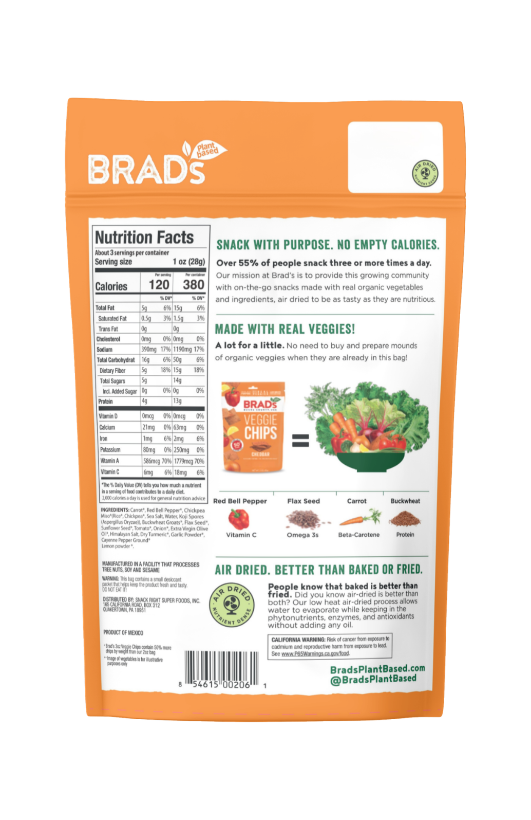 Veggie Chips: Cheddar