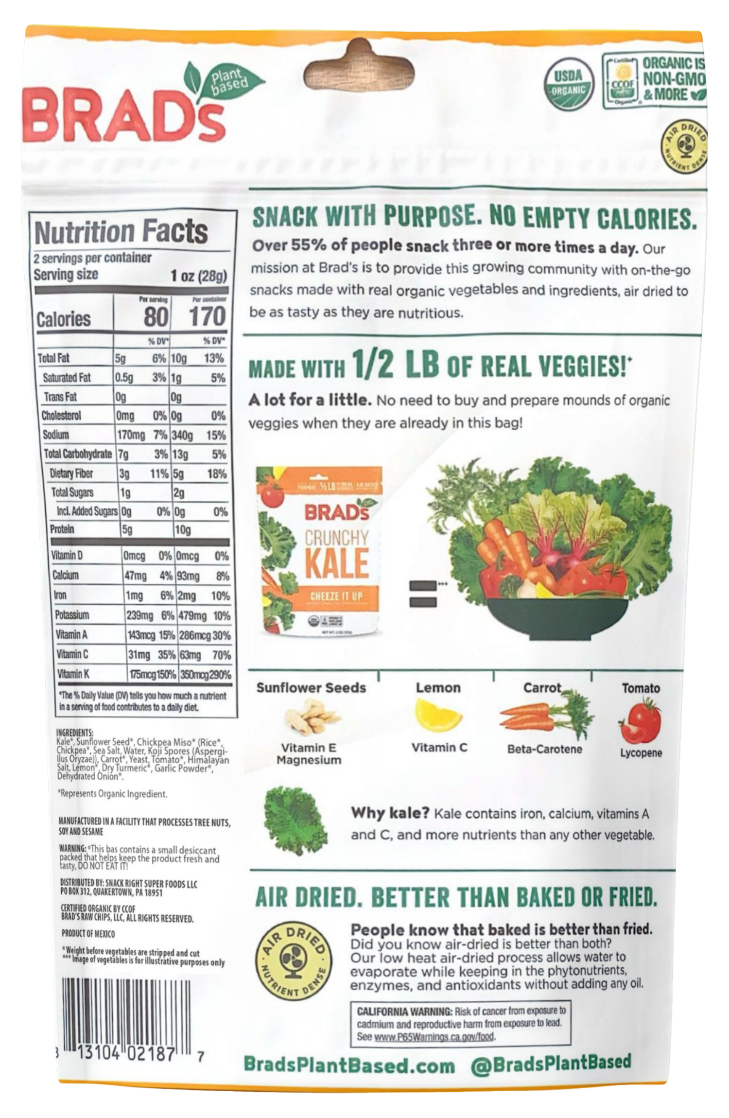 Crunchy Kale: Cheeze It Up