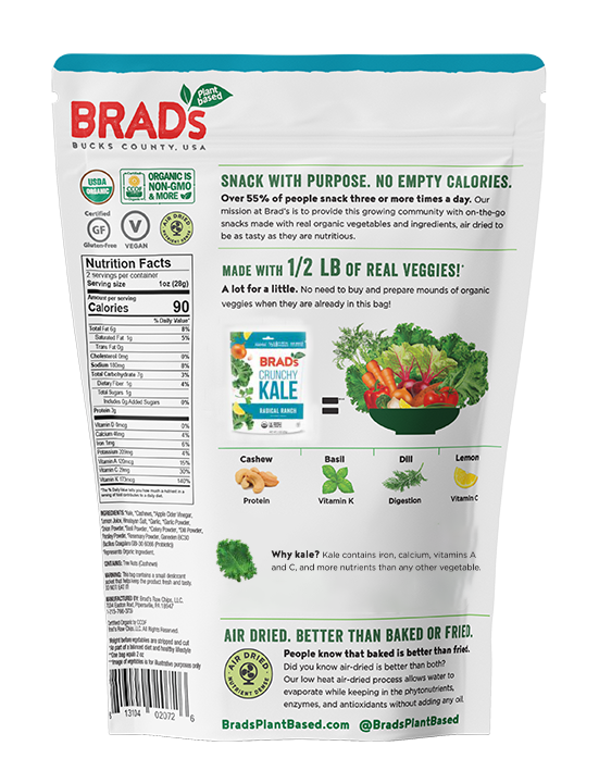 Crunchy Kale: Radical Ranch