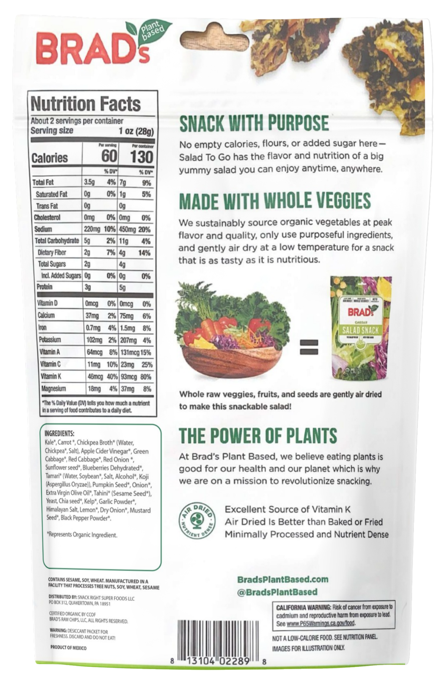 SALE!!! Salad Snack: Caesar - Expires 04/21/26